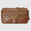Replica Gucci GG Women GG Marmont Small Matelassé Shoulder Bag-Brown