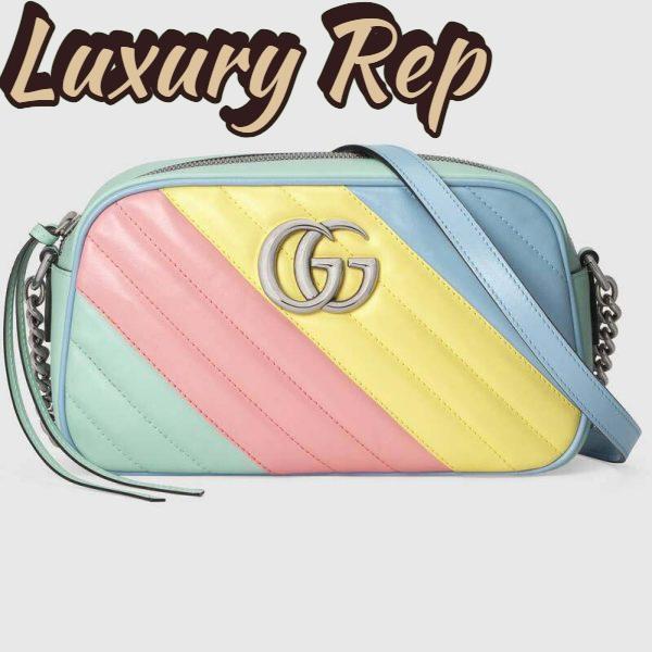 Replica Gucci GG Women GG Marmont Small Shoulder Bag Diagonal Matelassé