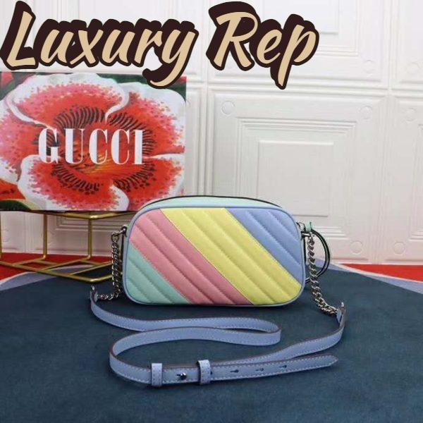 Replica Gucci GG Women GG Marmont Small Shoulder Bag Diagonal Matelassé 5