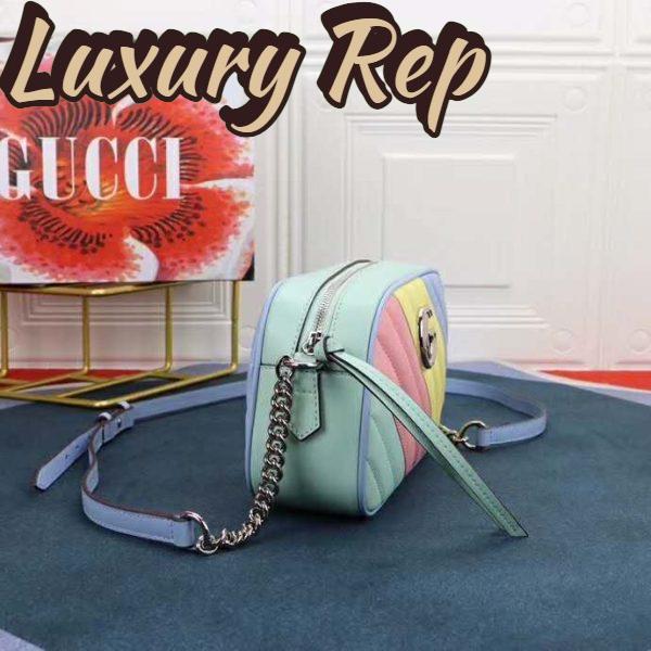 Replica Gucci GG Women GG Marmont Small Shoulder Bag Diagonal Matelassé 6