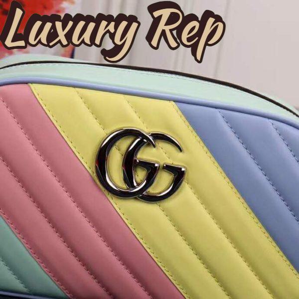 Replica Gucci GG Women GG Marmont Small Shoulder Bag Diagonal Matelassé 9