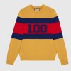 Replica Gucci Men Gucci 100 Wool Sweater Pink Red Knit Wool Crew Neck 16