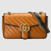 Replica Gucci GG Women GG Marmont Small Shoulder Bag in Matelassé Chevron Leather 7