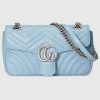 Replica Gucci GG Women GG Marmont Small Shoulder Bag in Matelassé Chevron Leather 6