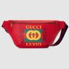 Replica Gucci GG Men Gucci Bestiary Pouch with Wolf in Black and Grey GG Supreme Canvas 12