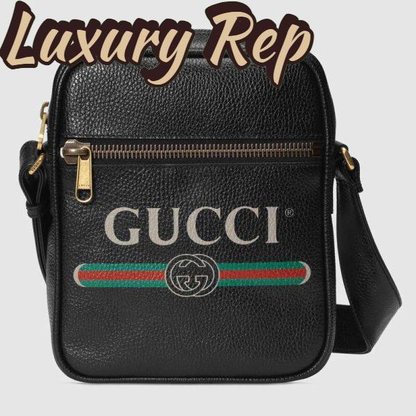 Replica Gucci GG Men Gucci Print Messenger Bag
