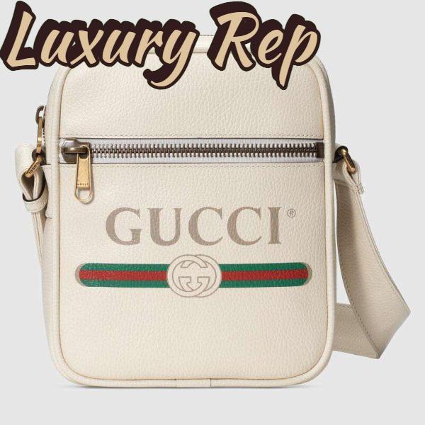 Replica Gucci GG Men Gucci Print Messenger Bag 3
