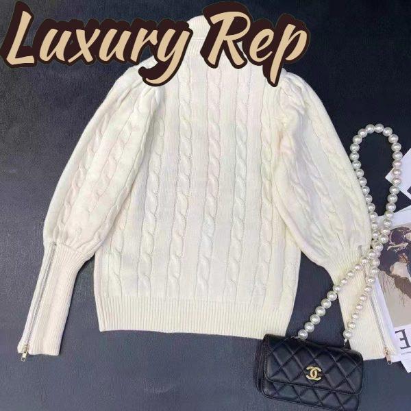 Replica Gucci Women The North Face x Gucci Sweater Ivory Soft Wool 4