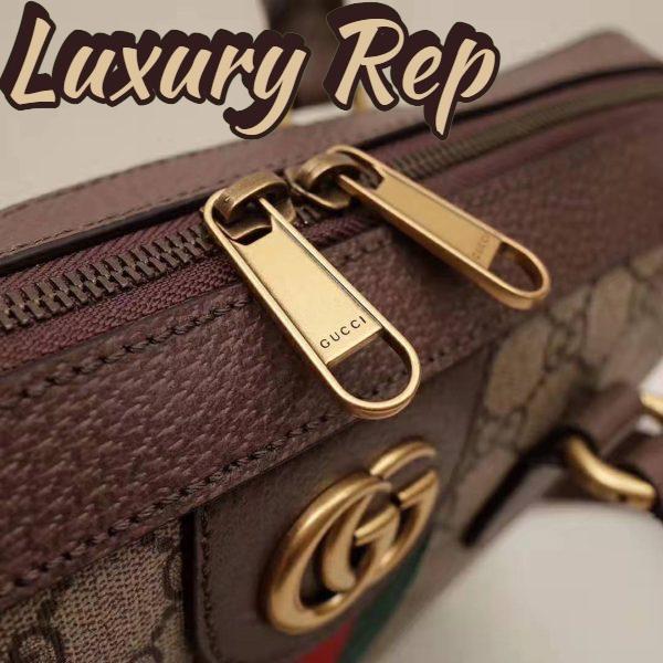 Replica Gucci GG Men Ophidia GG Briefcase in Beige/Ebony Soft GG Supreme Canvas 8