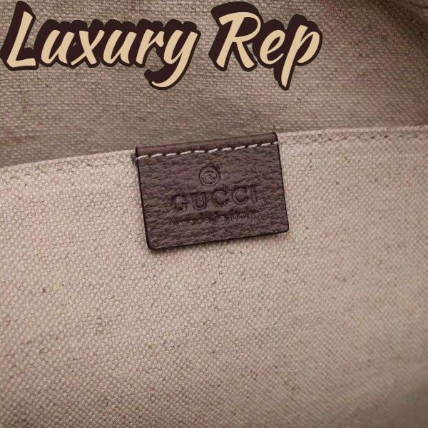 Replica Gucci GG Men Ophidia GG Briefcase in Beige/Ebony Soft GG Supreme Canvas 10