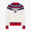 Replica Prada Men Cashmere Wool Prada Logo Crew-Neck Sweater Black Menswear Fit 10