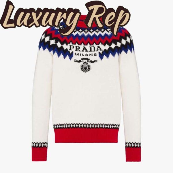 Replica Prada Women Cashmere Crew-Neck Sweater