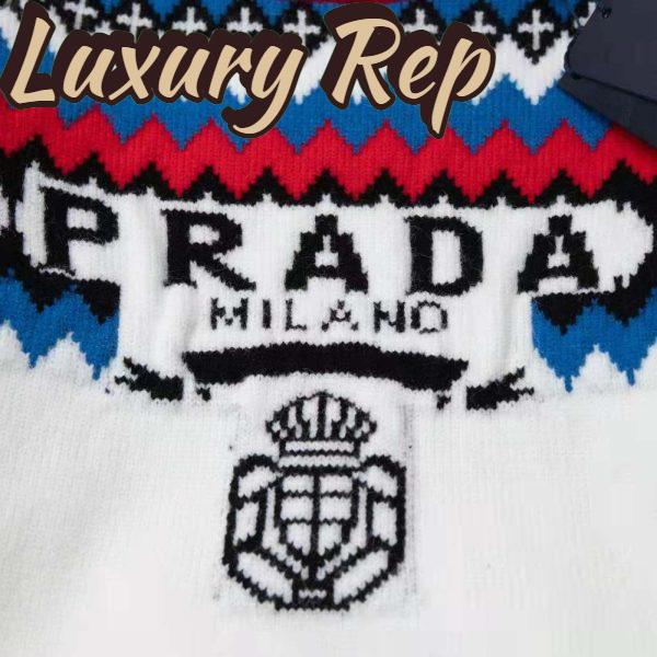 Replica Prada Women Cashmere Crew-Neck Sweater 10
