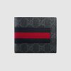 Replica Gucci GG Men Zip Around Wallet with Interlocking G in Black Soft Leather 13