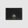Replica Gucci GG Unisex 1955 Horsebit Card Case Wallet Beige Ebony GG Supreme Canvas 11