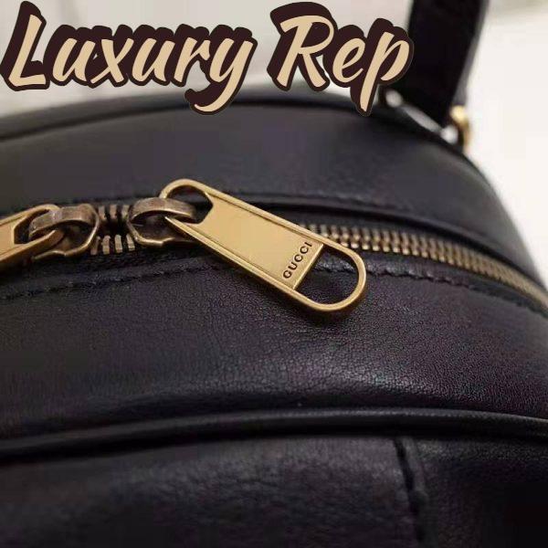 Replica Gucci GG Unisex Basketball Shaped Tote Bag-Black 9