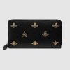 Replica Gucci GG Unisex Black Embossed Belt Bag Tonal Leather 15