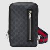 Replica Gucci GG Unisex GG Black Belt Bag GG Supreme Canvas 12