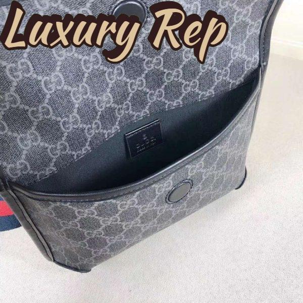 Replica Gucci GG Unisex GG Black Belt Bag GG Supreme Canvas 9