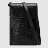 Replica Gucci GG Unisex GG Embossed Wallet Black GG Embossed Leather 12