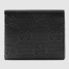 Replica Gucci GG Unisex GG Embossed Mini Bag Black Embossed Leather 9