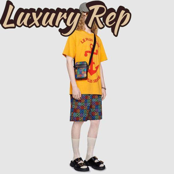 Replica Gucci GG Unisex GG Psychedelic Shoulder Bag Psychedelic Supreme Canvas 10
