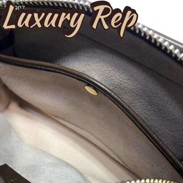 Replica Gucci GG Unisex GG Travel Pouch with Interlocking G-Beige 11