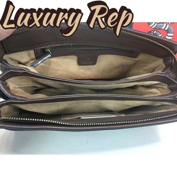 Replica Gucci GG Unisex Ophidia GG Medium Shoulder Bag-Brown 9