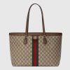 Replica Gucci GG Unisex Ophidia GG Medium Shoulder Bag-Brown 11