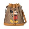 Replica Gucci GG Unisex Disney x Gucci Small Bucket Bag GG Supreme Canvas