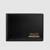 Replica Gucci GG Unisex Leather Zip Around Wallet in Black Leather 13