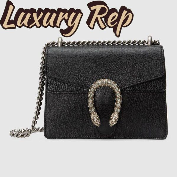 Replica Gucci GG Women Dionysus Mini Leather Bag 3