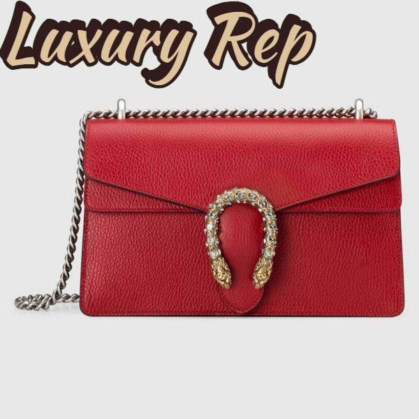 Replica Gucci GG Women Dionysus Small Leather Shoulder Bag
