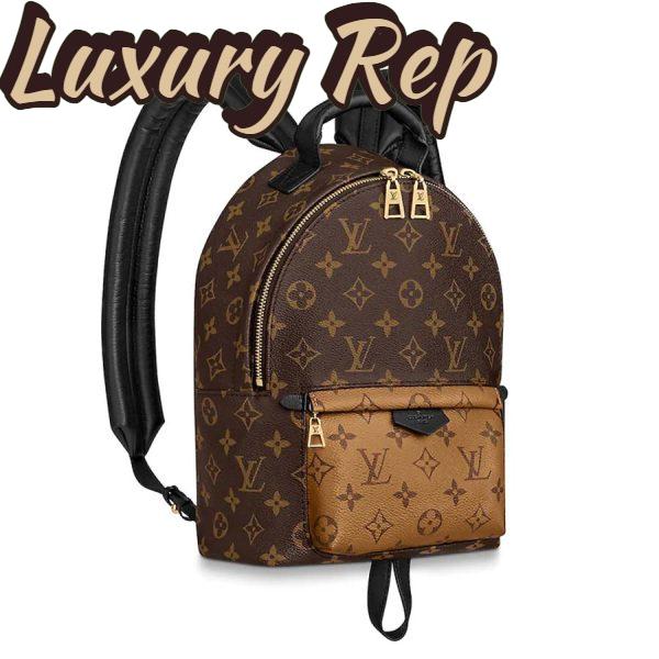 Replica Louis Vuitton LV Women Palm Springs PM Backpack in Monogram Reverse Coated Canvas-Brown 2