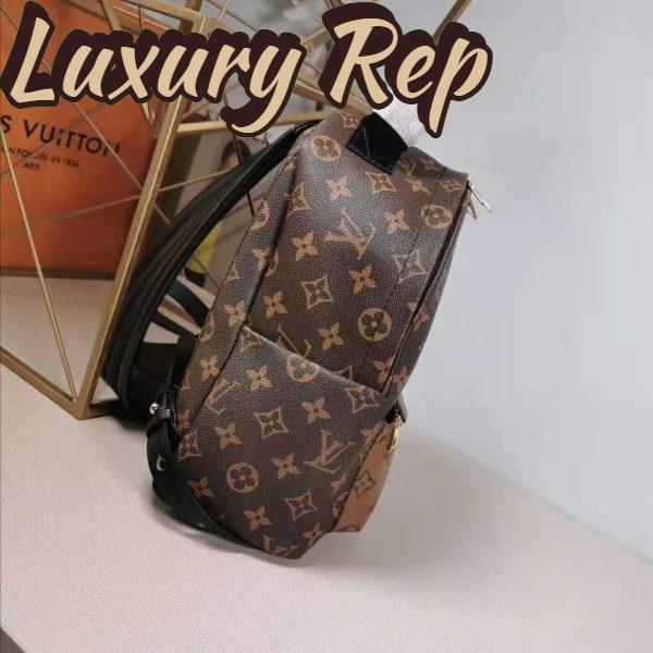 Replica Louis Vuitton LV Women Palm Springs PM Backpack in Monogram Reverse Coated Canvas-Brown 4