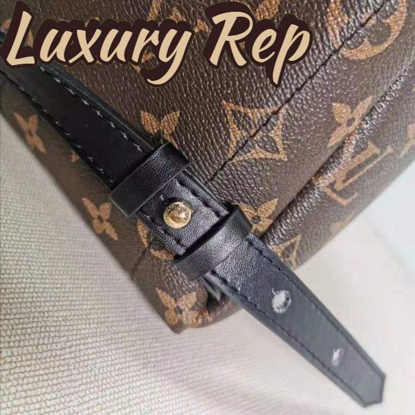Replica Louis Vuitton LV Women Palm Springs PM Backpack in Monogram Reverse Coated Canvas-Brown 9