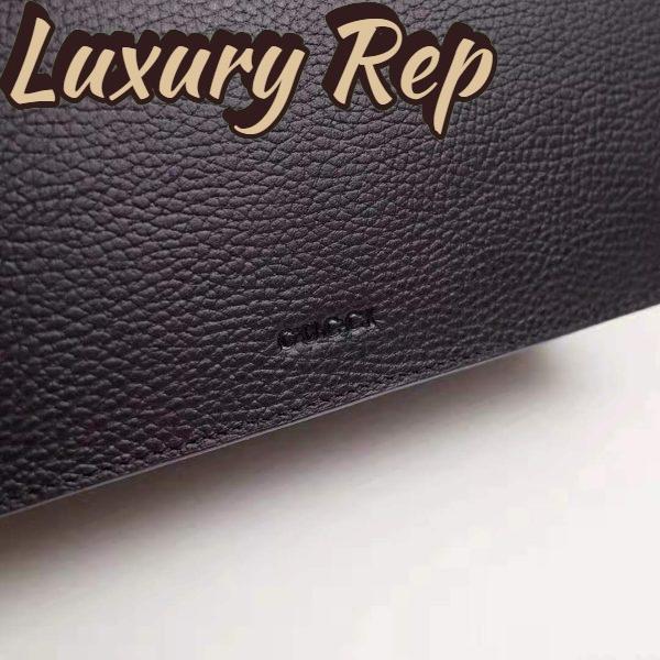 Replica Gucci GG Women Dionysus Small Shoulder Bag in Tiger Head with Crystals-Black 10