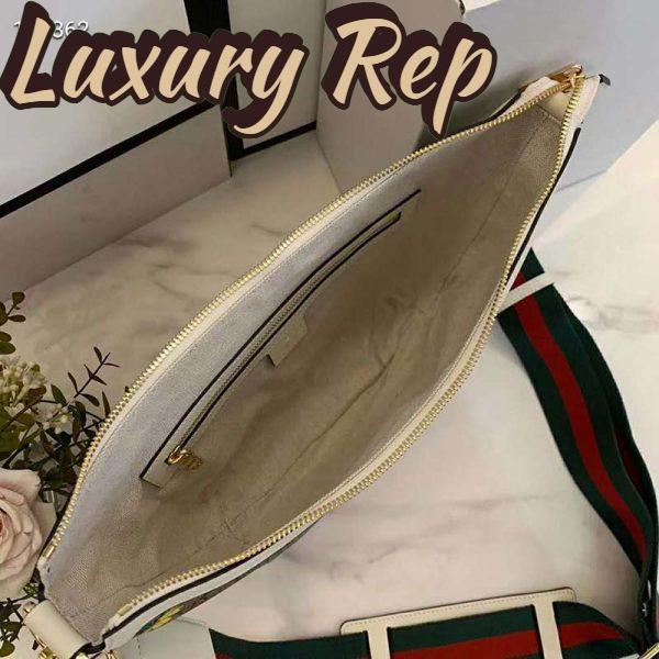 Replica Gucci GG Women GG Flora Shoulder Bag Beige/Ebony Supreme Canvas 8
