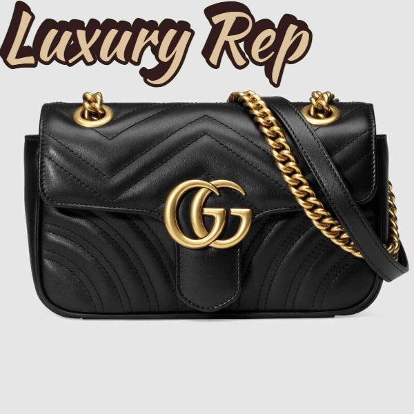 Replica Gucci GG Women GG Marmont Matelassé Mini Bag in Matelassé Chevron Leather 2