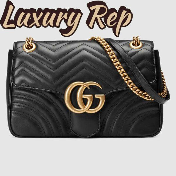 Replica Gucci GG Women GG Marmont Medium Matelassé Leather Shoulder Bag 2