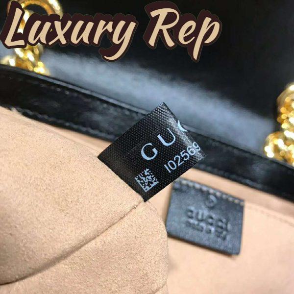 Replica Gucci GG Women GG Marmont Mini Bag Beige Original Canvas 12