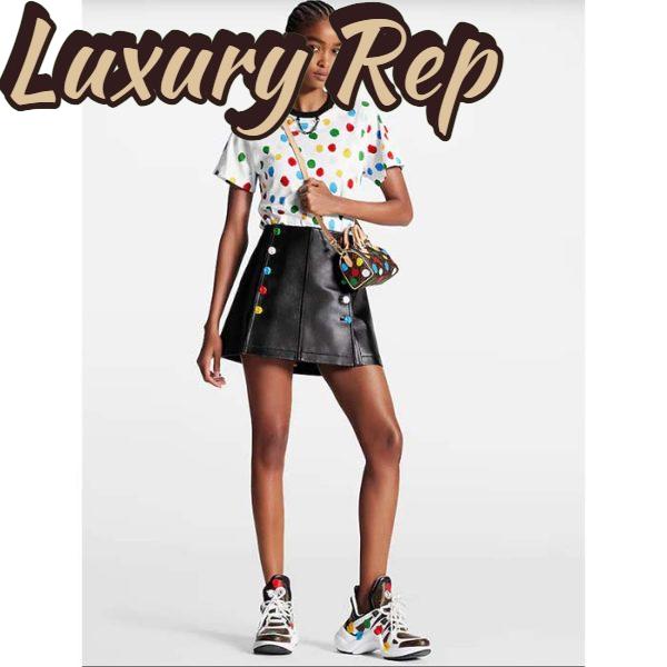 Replica Louis Vuitton Unisex LV x YK Archlight Sneaker Cacao Brown Patent Monogram Canvas Calf Leather 12