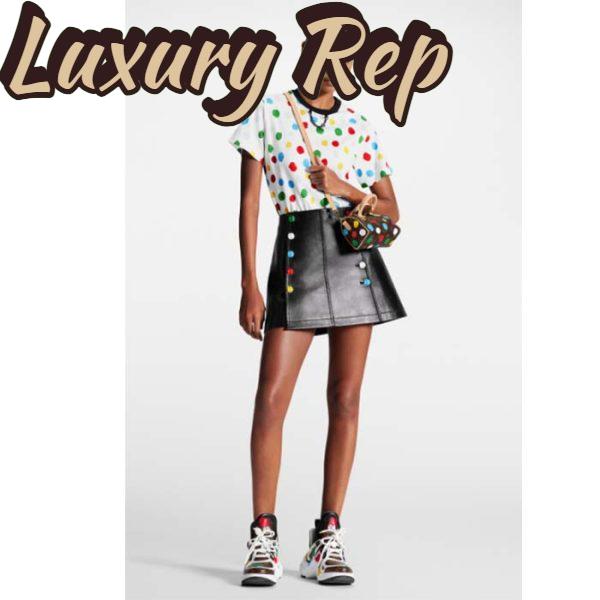 Replica Louis Vuitton Unisex LV x YK Archlight Sneaker Cacao Brown Patent Monogram Canvas Calf Leather 13