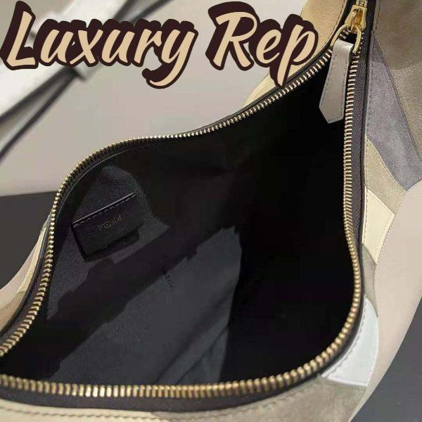 Replica Fendi Women Fendigraphy Medium Leather Bag with Multicolor Inlay 11