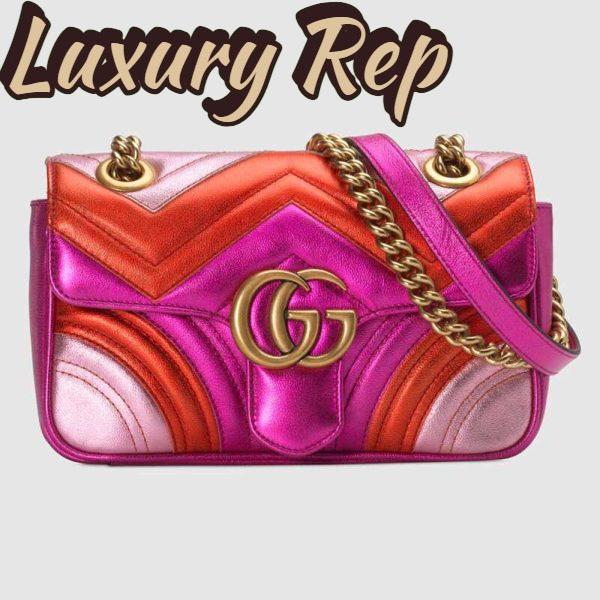 Replica Gucci GG Women GG Marmont Mini Matelassé Bag 2