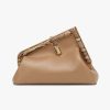 Replica Fendi Women First Small Gold Laminated Leather Bag 13