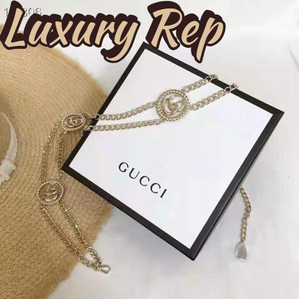 Replica Gucci GG Women Chain Belt with Torchon Double G 1.5 cm Width 7