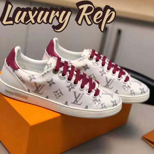 Replica Louis Vuitton LV Women LV Frontrow Sneaker in Monogram-Print Textile-Pink 2