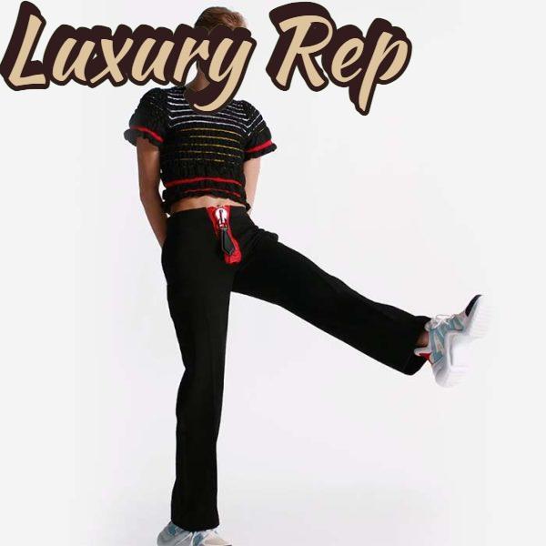 Replica Louis Vuitton Women LV Archlight Sneaker Blue Gray Mix Materials 5 Cm Heel 13