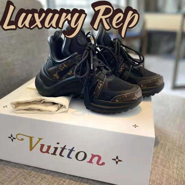 Replica Louis Vuitton Women LV Archlight Sneaker Patent Monogram Canvas Technical Fabrics 3